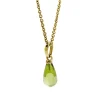 Triangel Anhänger 585 Gelbgold Peridot