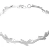 Triangel Armband Silber matt