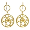 Triangel Ohrring Dots si/goldplattiert Mandala