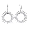 Triangel Ohrring Silber 925 Sonne