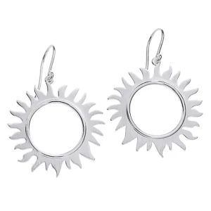 Triangel Ohrring Silber 925 Sonne