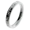 Triangel Partner Ring Silber Boulder 3 mm