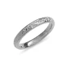 Triangel Partner Ring Silber Faun 3 mm breit