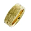 Triangel Ring Crease 585 Gelbgold 8 mm breit