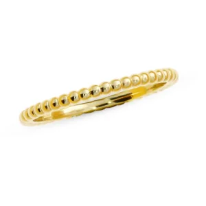 Triangel Ring Dots reihig 585 Gelbgold