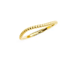 Triangel Ring Dots si/goldplattiert curve