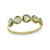 Triangel Ring Gold 585 Peridot 4 mm fac