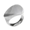 Triangel Ring Illusion 925 Silber Wave