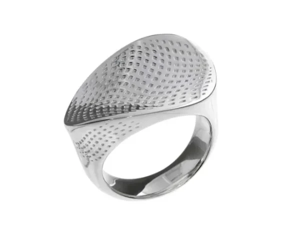 Triangel Ring Illusion 925 Silber Wave