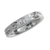 Triangel Ring Leaves Silber hell, 4 mm