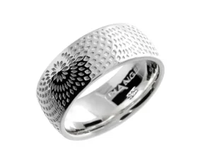 Triangel Ring si Illusion 8.0 breit silber hell