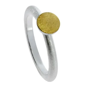 Triangel Ring si mit Feingold