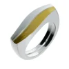 Triangel Ring si mit Feingold