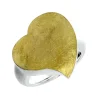 Triangel Ring si mit Feingold Herz