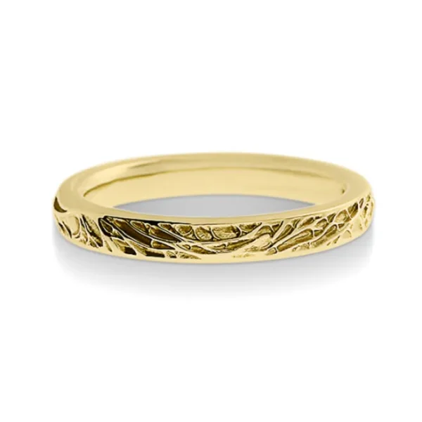 Triangel Ring Sloop 585 Gold 3 mm