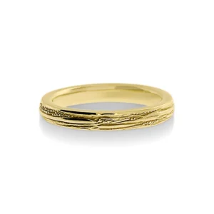 Triangel Ring Strandcores 3 mm 585 Gold