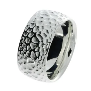 Triangel Ring Voronoi Silber hell, 10 mm