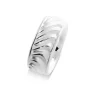 Triangel Ring Waves 8 mm Silber