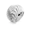 Triangel Ring Waves 18 mm Silber