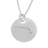 Triangel Sternbild Silber Widder Diamant 0,02ct TWsi